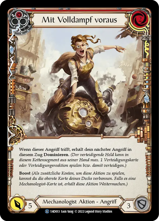 Card: Pedal to the Metal (red)