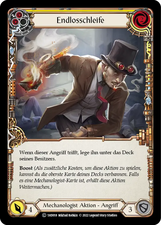 Card: Over Loop (yel)