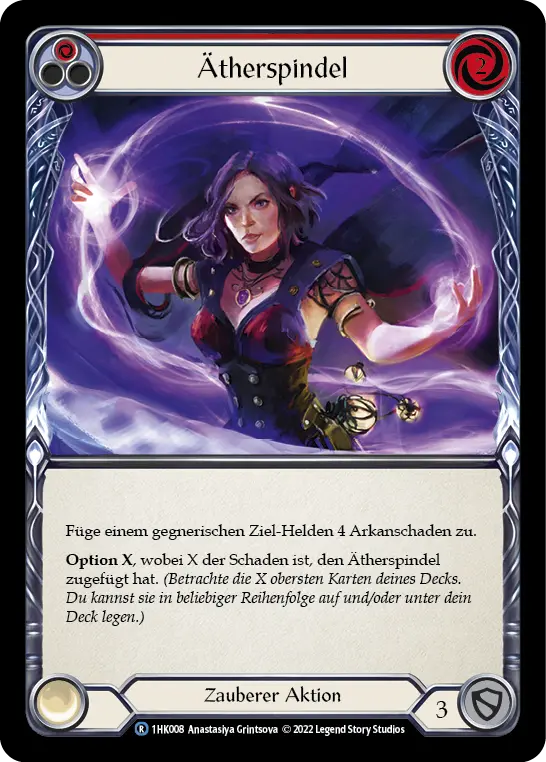 Card: Aether Spindle (red)