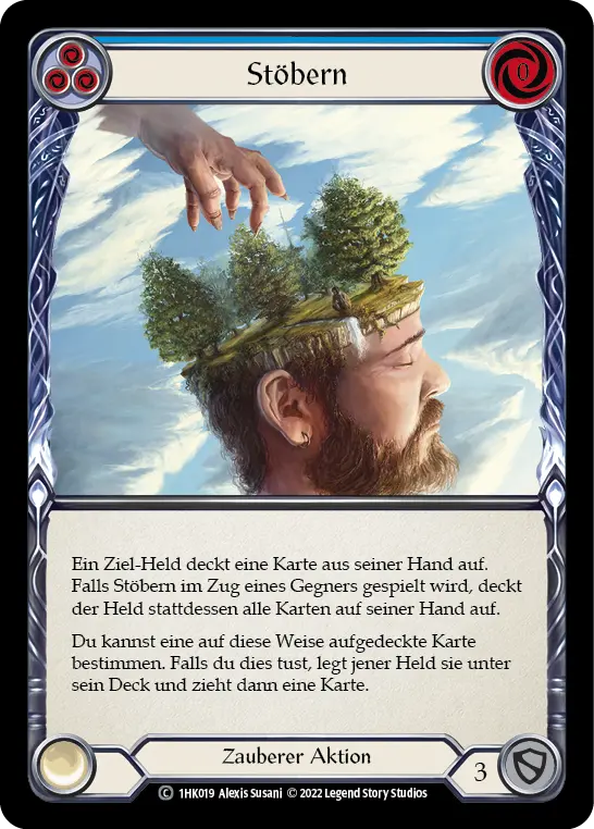 Card: Pry (blu)
