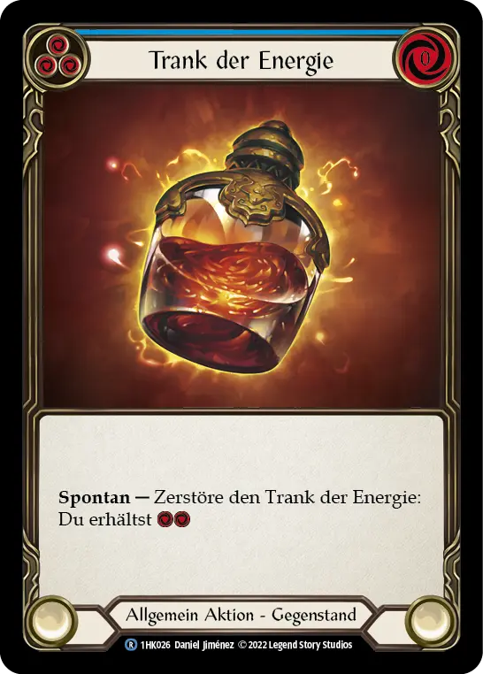 Card: Energy Potion (blu)