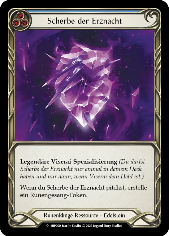 Card: Arknight Shard (blu)