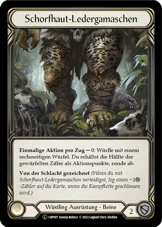 Card: Scabskin Leathers
