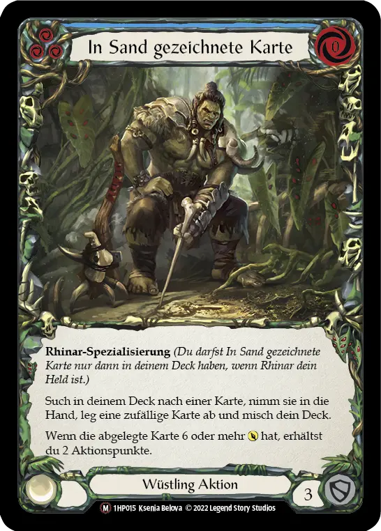 Card: Sand Sketched Plan (blu)