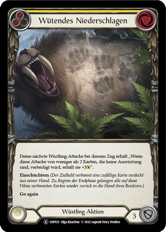 Card: Barraging Beatdown (yel)