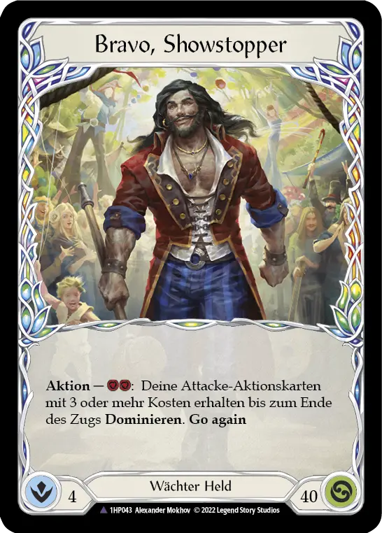 Card: Bravo, Showstopper