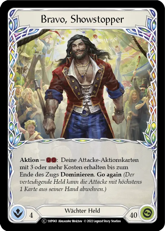 Card: Bravo, Showstopper