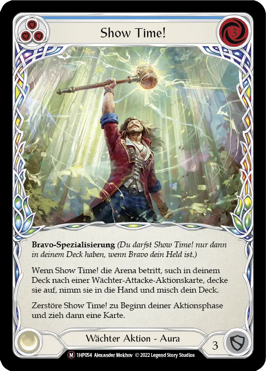 Card: Show Time! (blu)