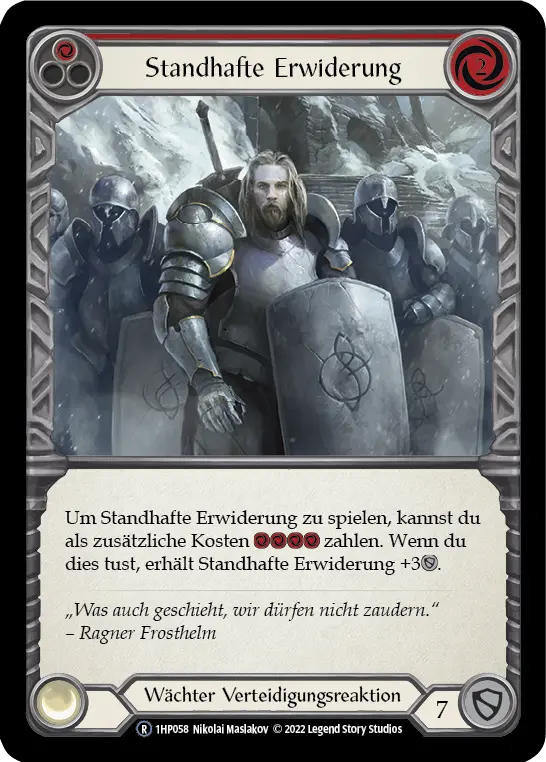 Card: Staunch Response (red)