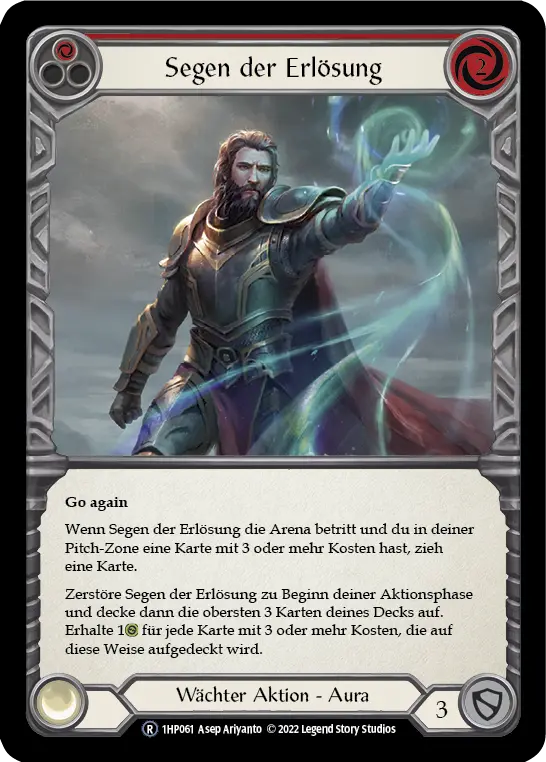 Card: Blessing of Deliverance (red)