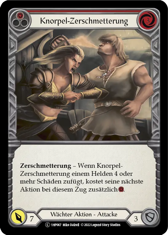 Card: Cartilage Crush (red)