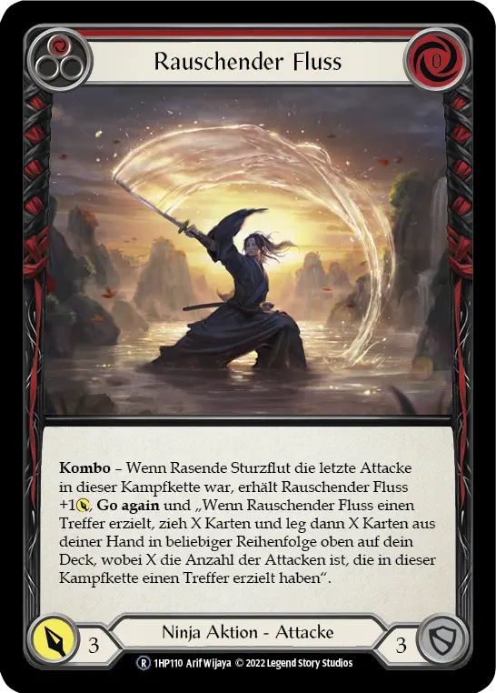 Card: Rushing River (red)