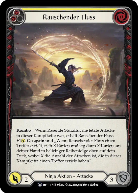 Card: Rushing River (yel)