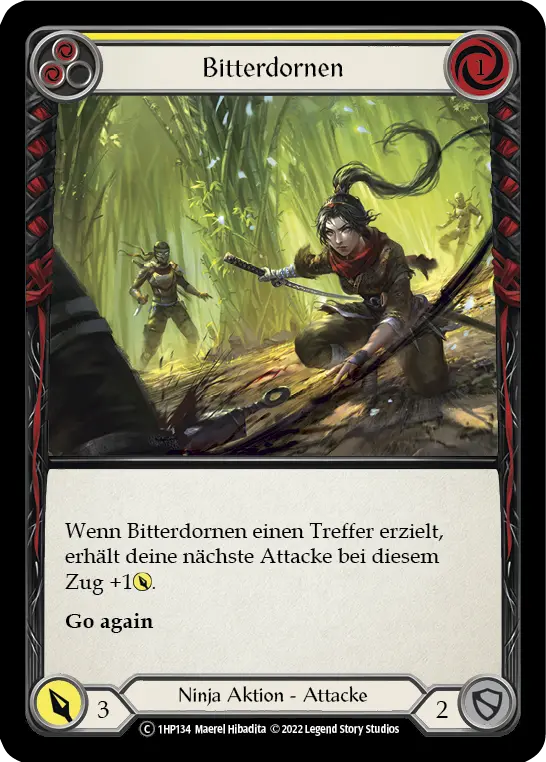 Card: Bittering Thorns (yel)