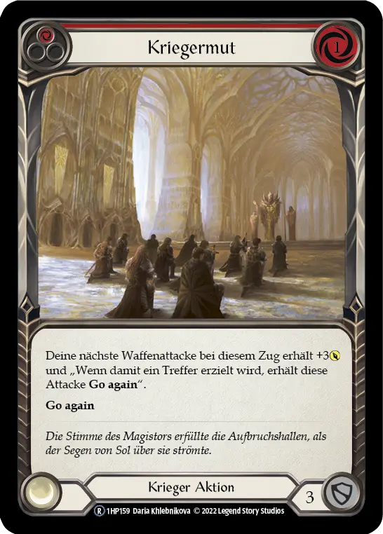 Card: Warrior's Valor (red)