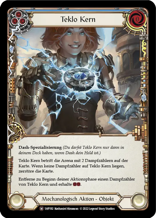 Card: Teklo Core (blu)