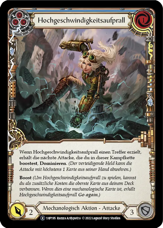 Card: High Speed Impact (blu)