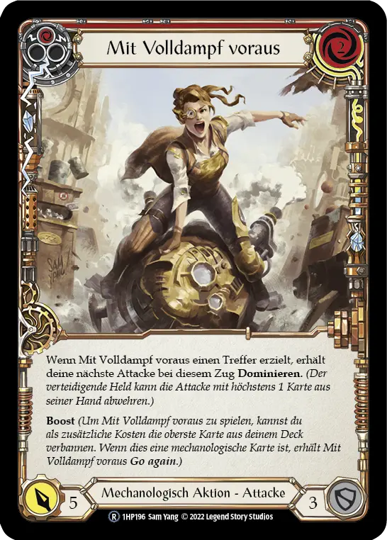 Card: Pedal to the Metal (red)