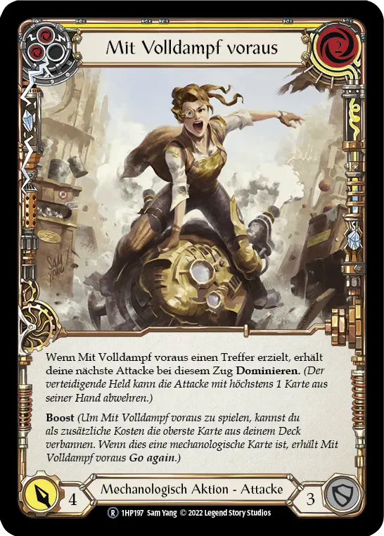 Card: Pedal to the Metal (yel)
