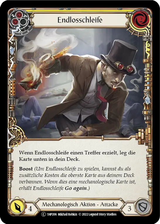 Card: Over Loop (yel)
