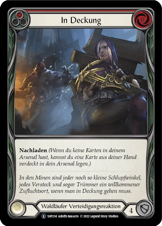 Card: Take Cover (red)