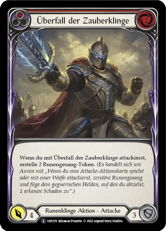 Card: Spellblade Assault (red)