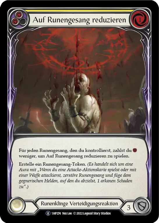 Card: Reduce to Runechant (yel)