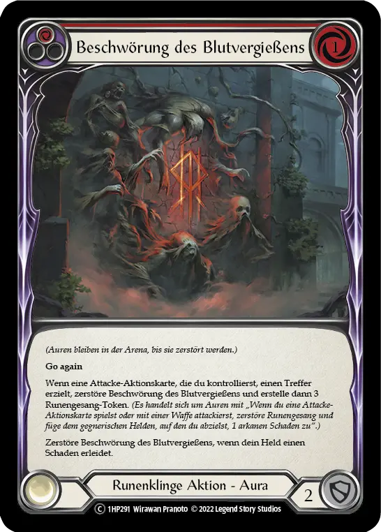 Card: Bloodspill Invocation (red)