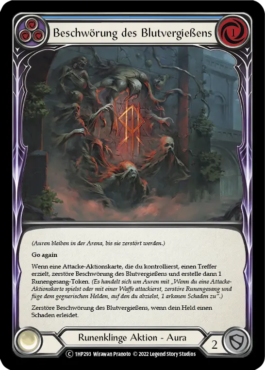 Card: Bloodspill Invocation (blu)
