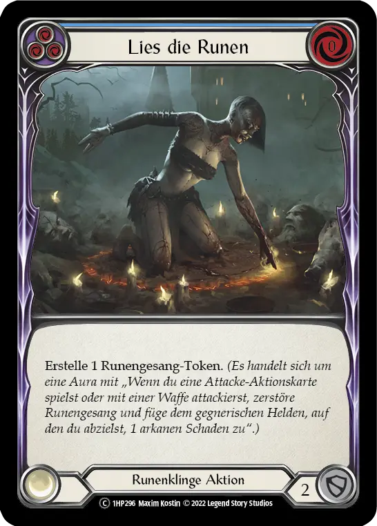 Card: Read the Runes (blu)