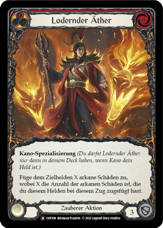 Card: Blazing Aether (red)