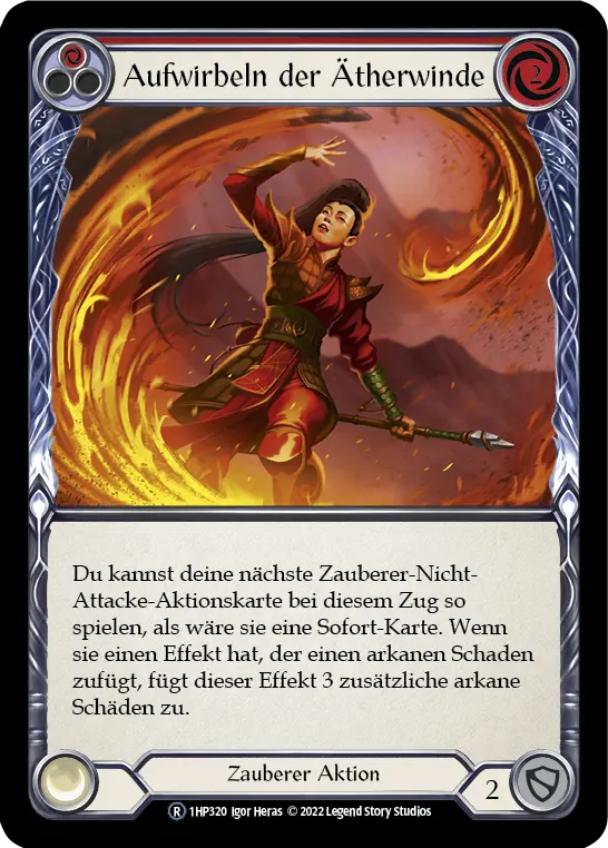 Card: Stir the Aetherwinds (red)