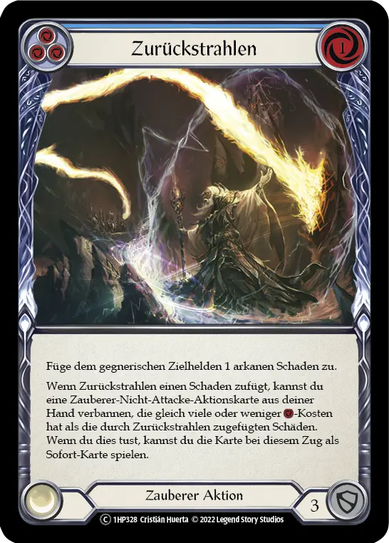Card: Reverberate (blu)