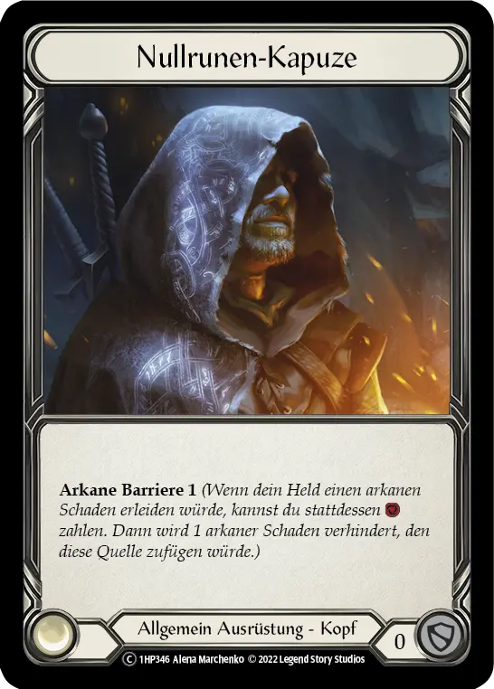 Card: Nullrune Hood