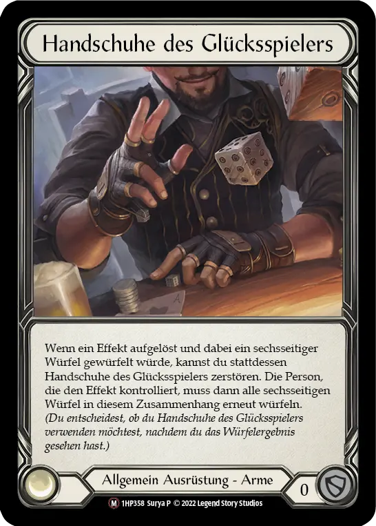 Card: Gambler's Gloves