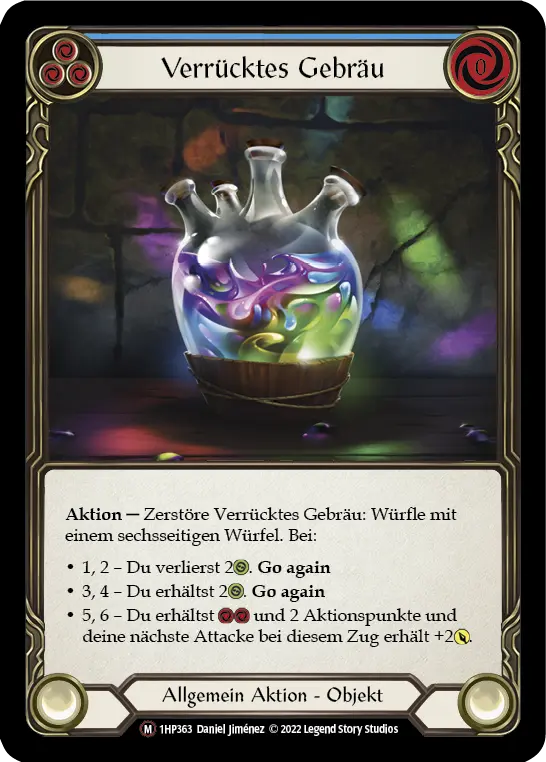 Card: Crazy Brew (blu)