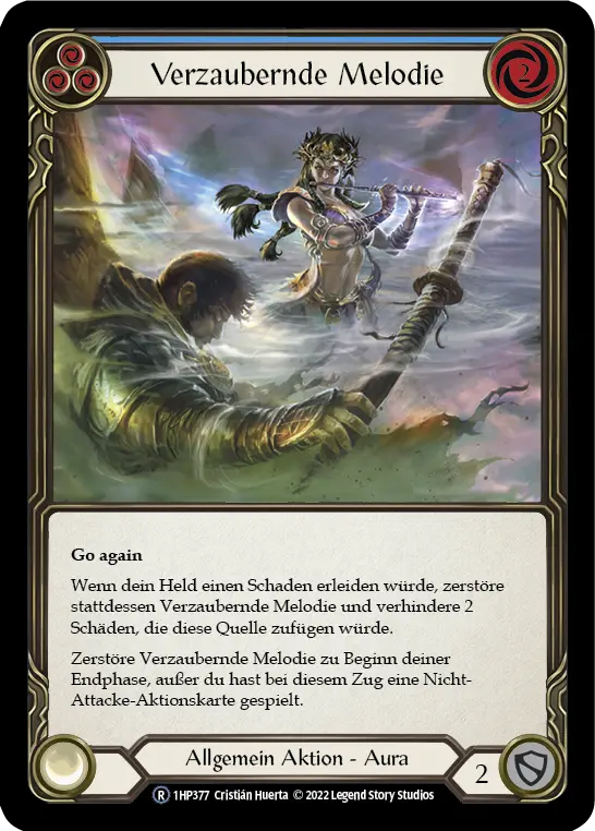 Card: Enchanting Melody (blu)