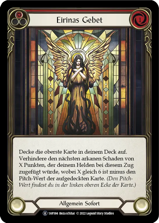 Card: Eirina's Prayer (red)