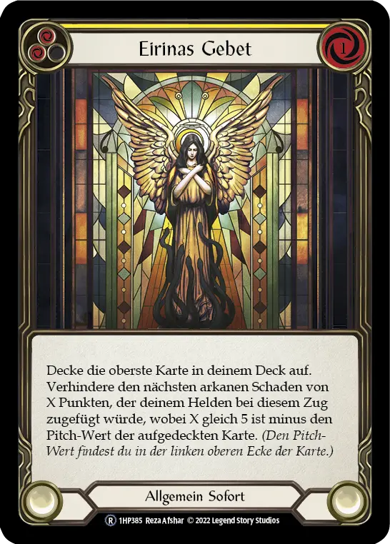 Card: Eirina's Prayer (yel)
