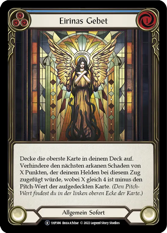 Card: Eirina's Prayer (blu)