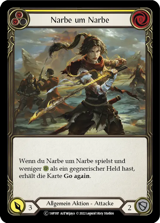 Card: Scar for a Scar (yel)