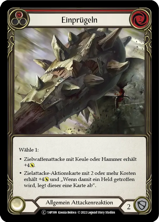 Card: Pummel (red)