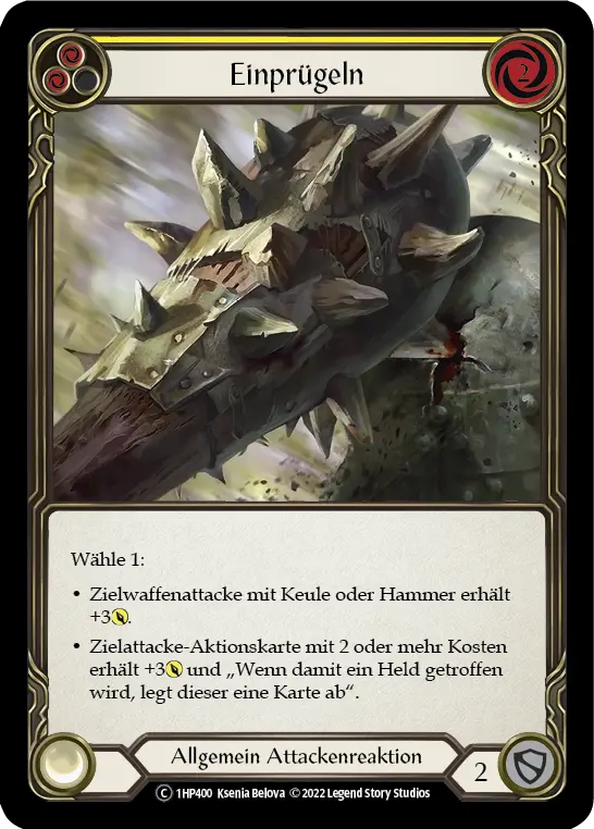 Card: Pummel (yel)