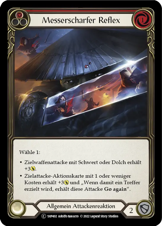 Card: Razor Reflex (red)