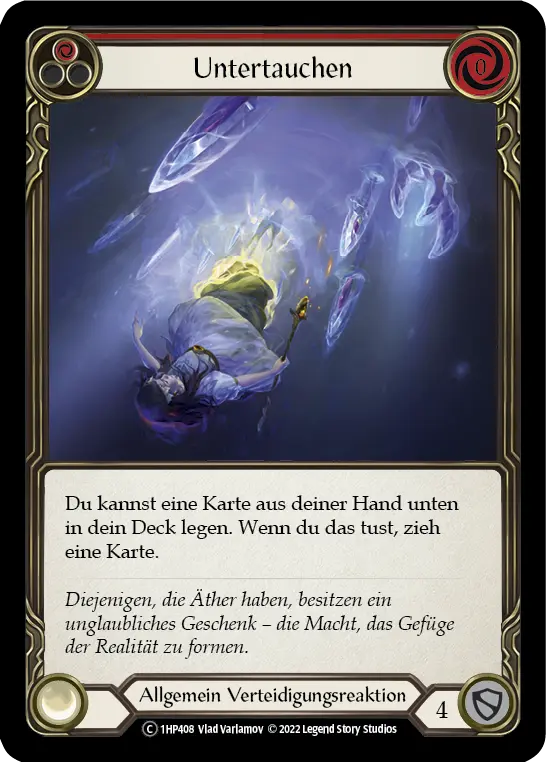 Card: Sink Below (red)