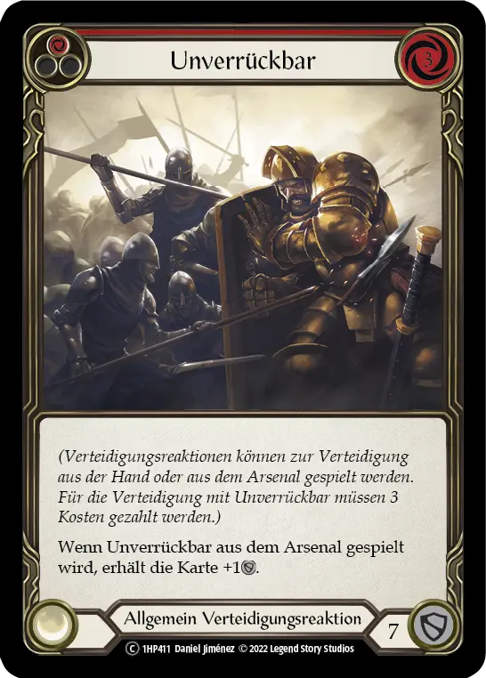 Card: Unmovable (red)