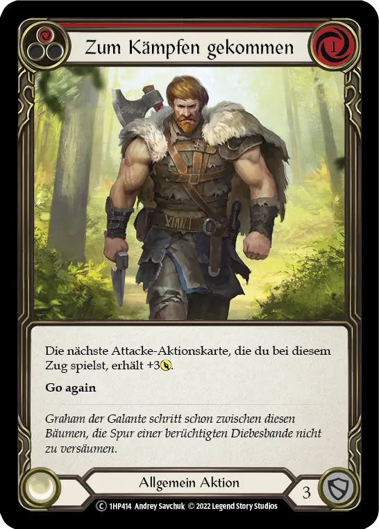 Card: Come to Fight (red)