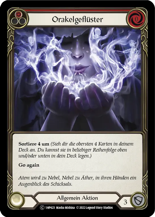 Card: Whisper of the Oracle (red)