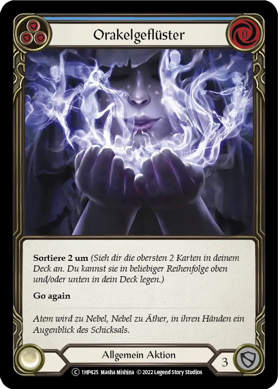 Card: Whisper of the Oracle (blu)