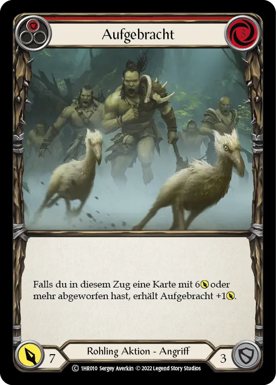 Card: Riled Up (red)